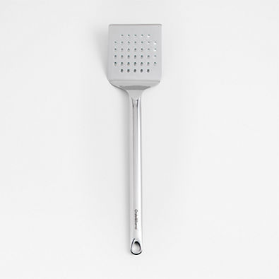 View Crate & Barrel Stainless Steel Grill Turner Spatula details