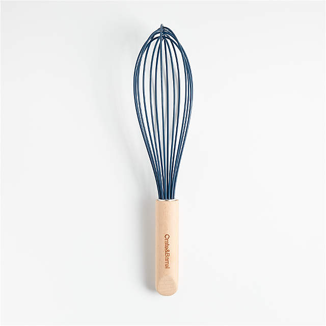 Platinum Silicone Whisk, Navy