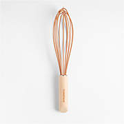 Crate & Barrel Wood and Yellow 12 Silicone Whisk + Reviews