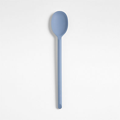 View Crate & Barrel Slate Blue Silicone Spoon details
