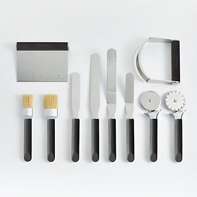 View Crate & Barrel 10-Piece Soft-Touch Pastry Tools Set details