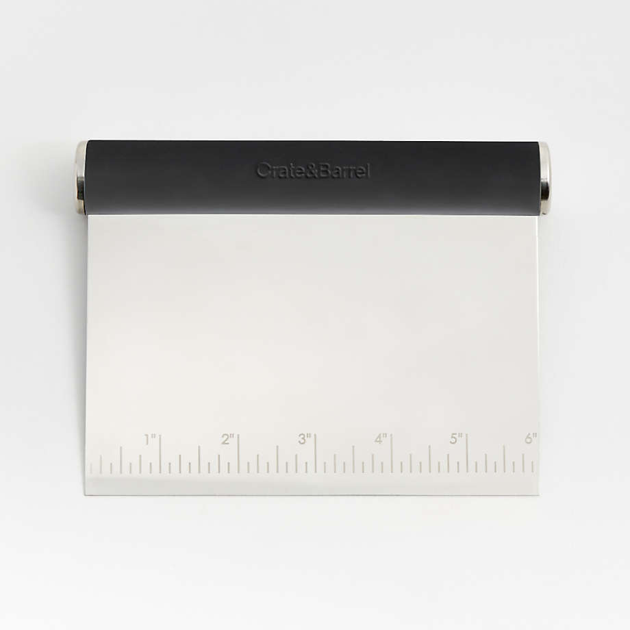 Crate & Barrel Soft-Touch Bench Scraper + Reviews | Crate & Barrel