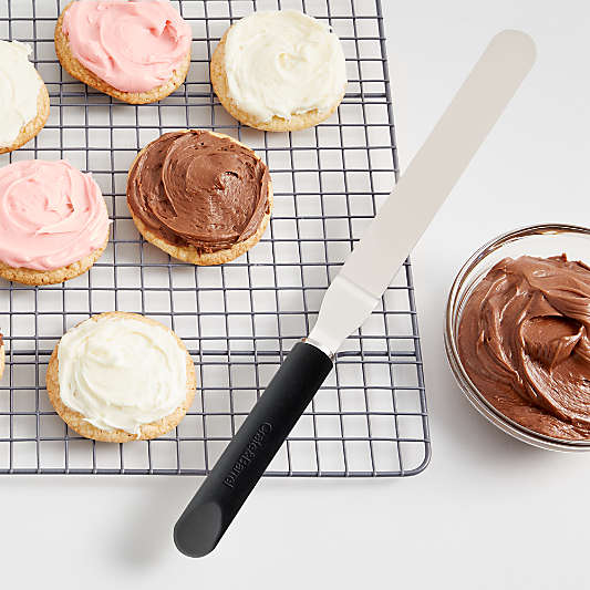 Crate & Barrel Large Soft-Touch Offset Icing Spatula