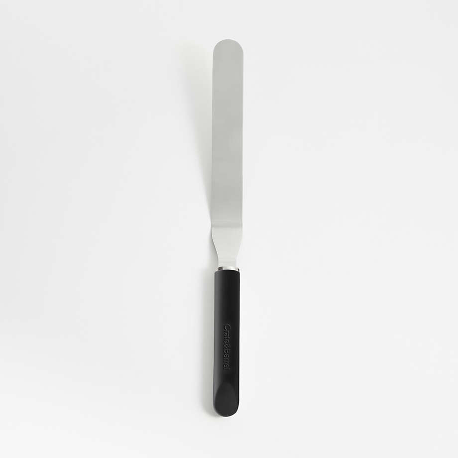 Crate & Barrel Large Soft-Touch Offset Icing Spatula | Crate & Barrel