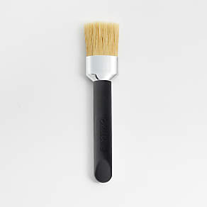 Crate & Barrel Small Offset Spatula with Beechwood handle +