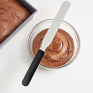 Crate & Barrel Small Soft-Touch Straight Icing Spatula