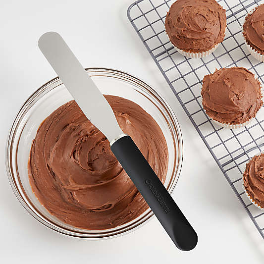 Crate & Barrel Small Soft-Touch Straight Icing Spatula