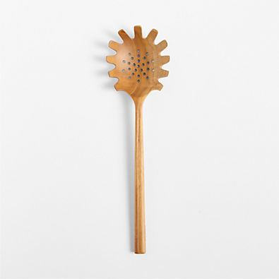 View Crate & Barrel Teak Pasta Spoon details