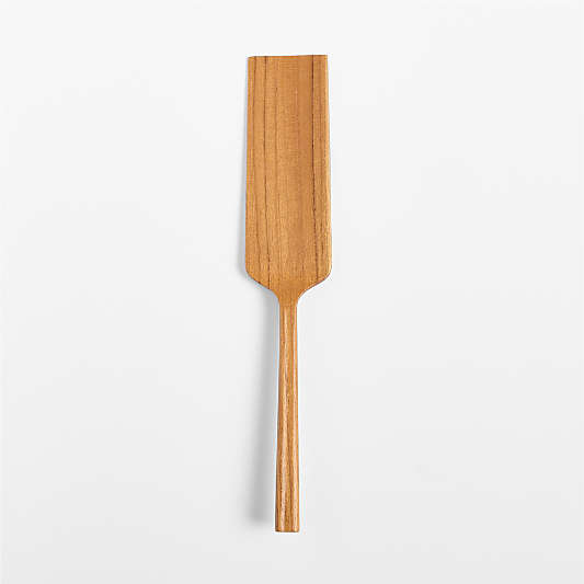 Crate & Barrel Teak Spurtle Turner