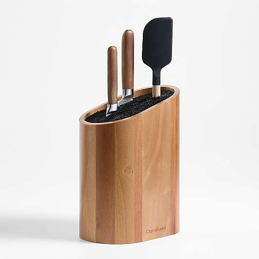 Crate & Barrel Universal Knife Storage Block