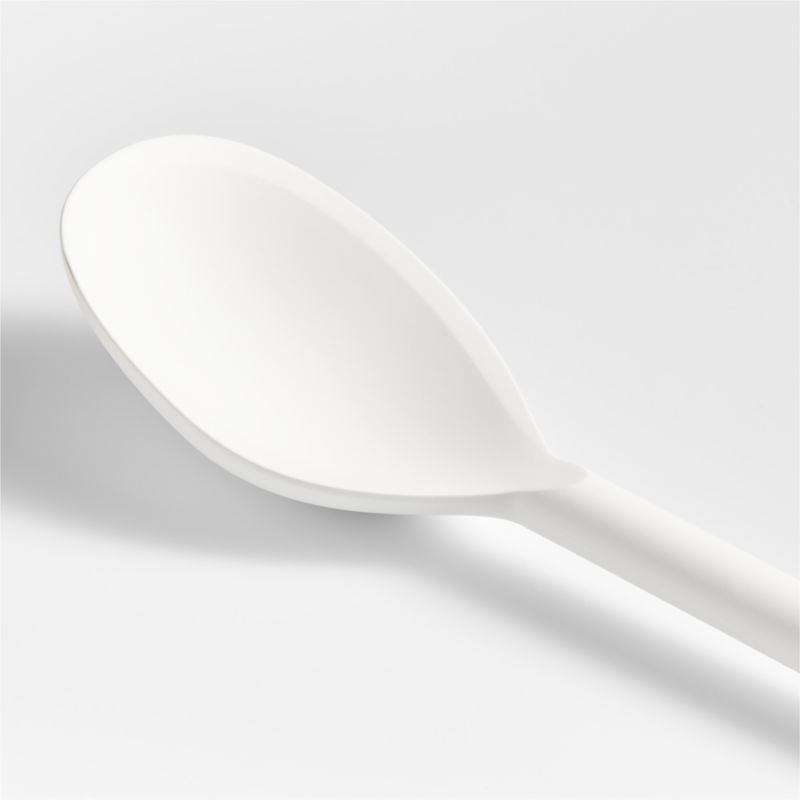 Crate & Barrel White Silicone Deep Spoon - image 6 of 7