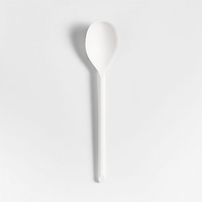 View Crate & Barrel White Silicone Deep Spoon details