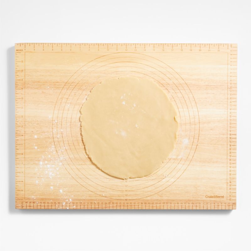 Crate & Barrel Wood Pastry Board - image 9 of 9