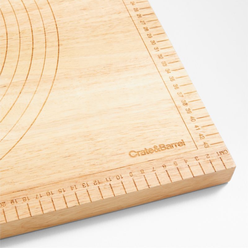 Crate & Barrel Wood Pastry Board - image 5 of 9