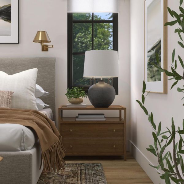 Crate and deals barrel nightstand lamps