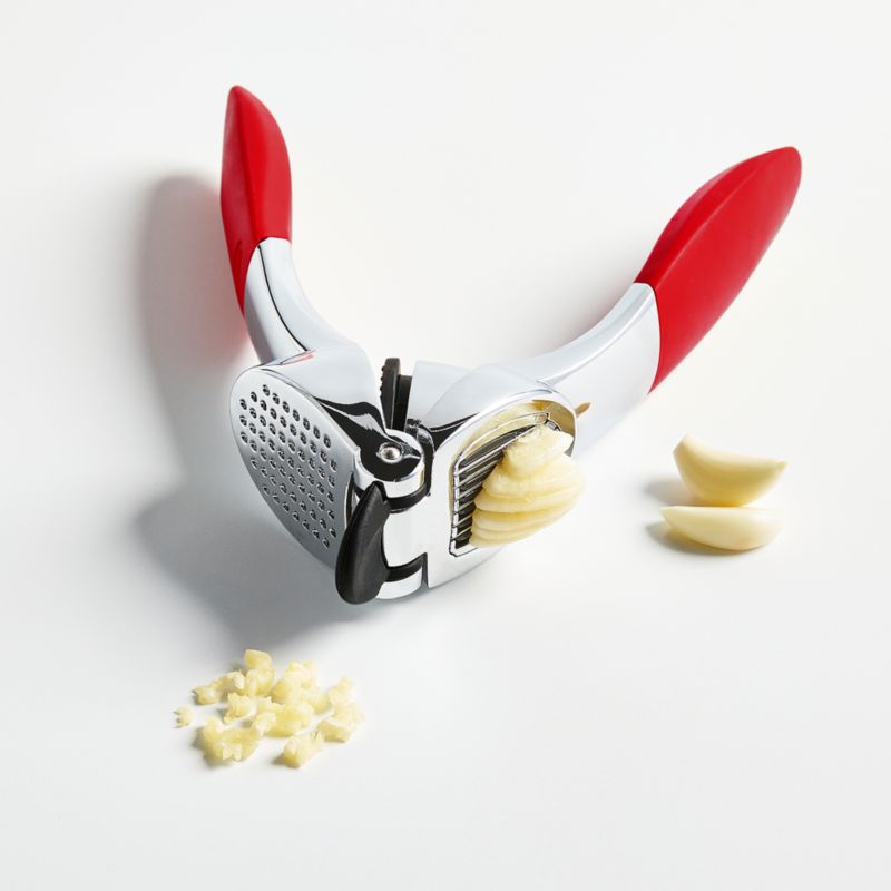 Red Garlic Press & Slice