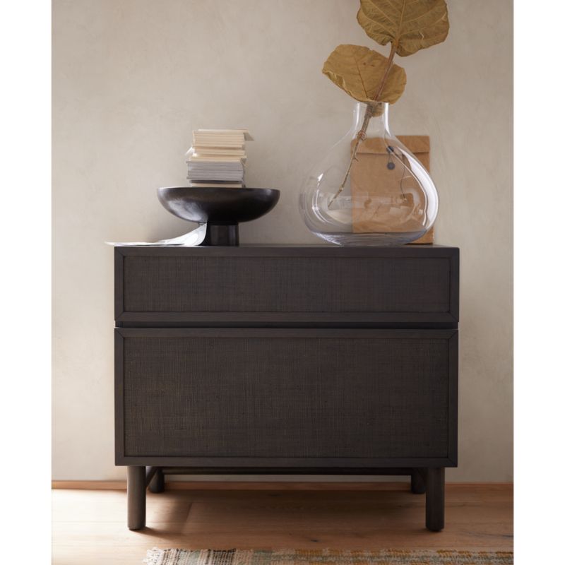 Emmer Large Charcoal Oak File Cabinet - image 2 of 8