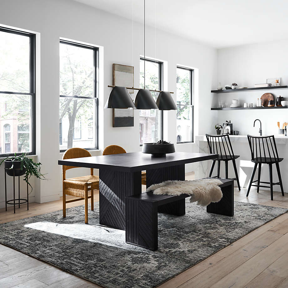 Crate and barrel dining store bench