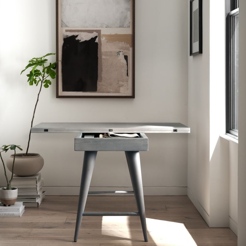 Olivier Dove Grey Desk Dining Table