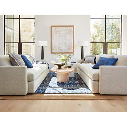 Crate barrel lounge hotsell sofa