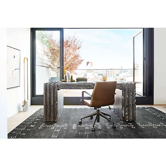 Waylon Executive 70" Grey Oak Desk