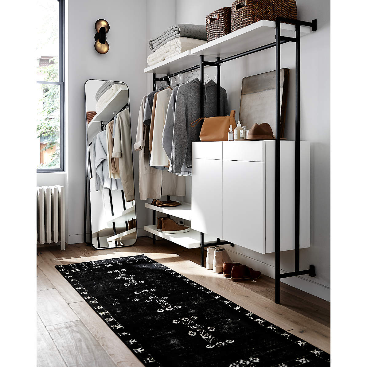 Crate and deals barrel clothing rack