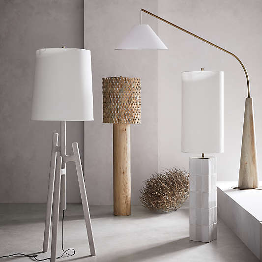 Lockeland Natural Wood Tripod Floor Lamp 67"