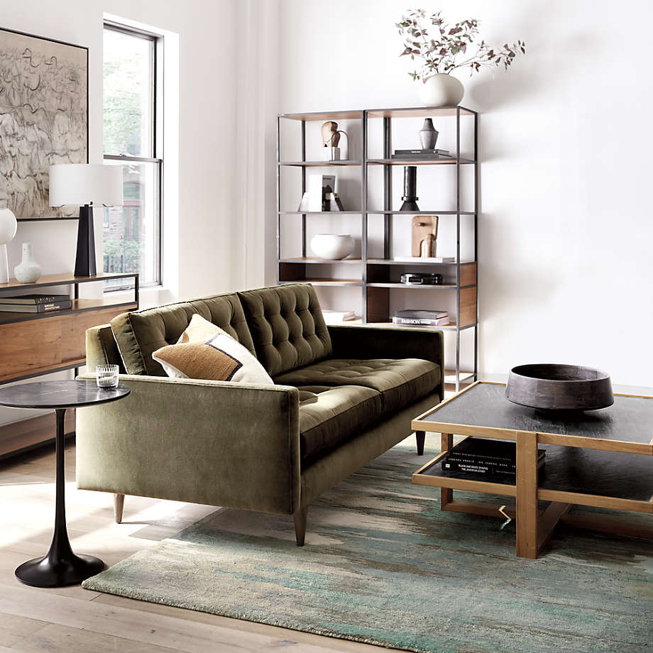 Crate and barrel clearance petrie apartment sofa