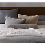 View Reversible Grid/Striped Natural Hemp Fiber Duvet Covers and Pillow Shams - image 3 of 8