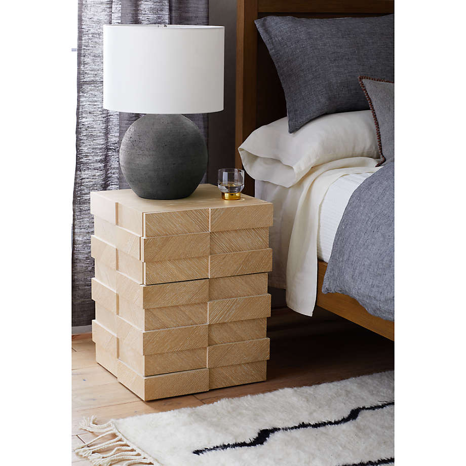 Esphera grey hot sale round table lamp