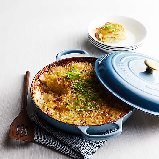 Le Creuset ® Signature 3.3-Liter/3.5-Qt. Chambray Enameled Cast Iron Braiser