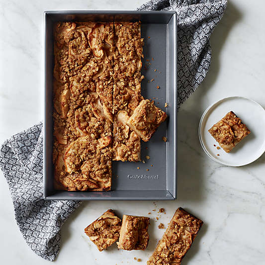 Crate & Barrel Slate Blue 9"x13" Rectangular Cake Pan