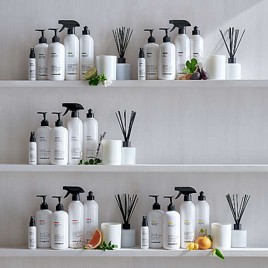 Fig + Amber Hand Soap, Lotion and Dish Soap Set with Matte Black Caddy