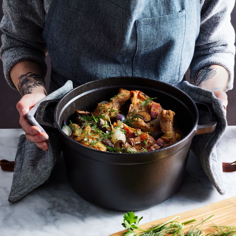 Staub ® 5-Qt. Matte Black Tall Round Cocotte