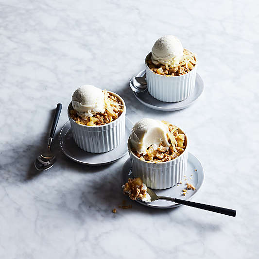 Tall White Porcelain Ramekin