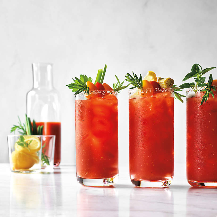 Crescent 16-Oz. Cooler Glass + Reviews | Crate & Barrel
