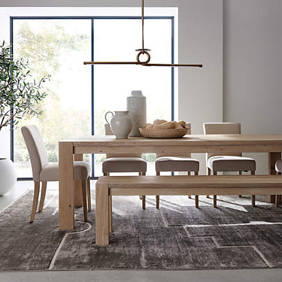 Crate and barrel lowe dining chair deals