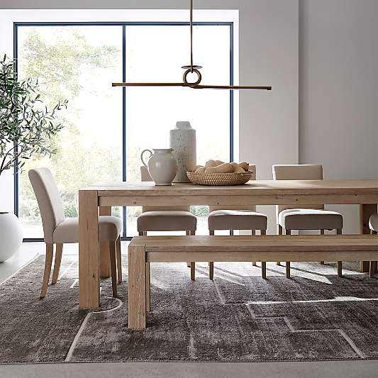 Terra Natural Oak Dining Table (65"-90")