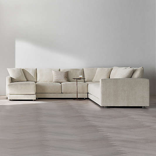 Gather Deep 4-Piece L-Shaped Sectional Sofa