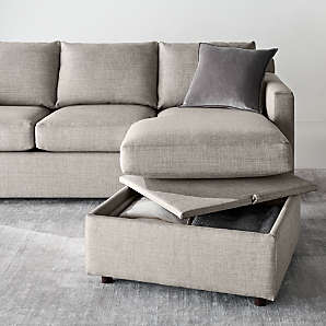 Crate and hotsell barrel barrett ottoman