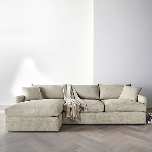 Lounge Deep 2-Piece Sectional Sofa with Chaise Lounge