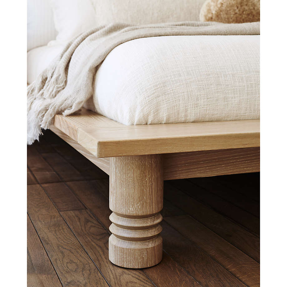 Wooden crate outlet platform bed