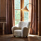View Le Tuco Shearling Accent Chair by Athena Calderone - image 4 of 11