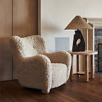 View Le Tuco Shearling Accent Chair by Athena Calderone - image 3 of 10