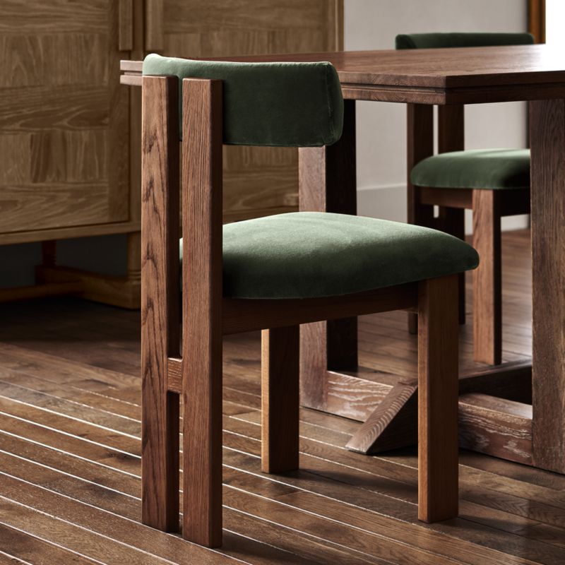 Ceremonie Green Mohair Dining Chair by Athena Calderone - image 4 of 14