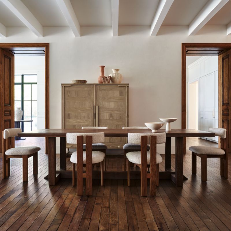 Ceremonie Natural Boucle Dining Chair by Athena Calderone - image 7 of 15