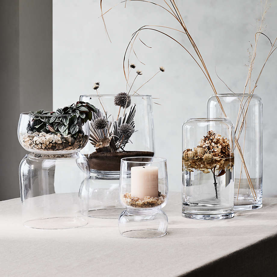 Glencoe Reversible Glass Hurricane Candle Holder 13