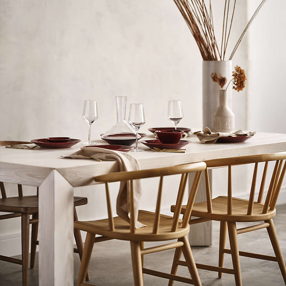 Crate and barrel white dining hot sale table