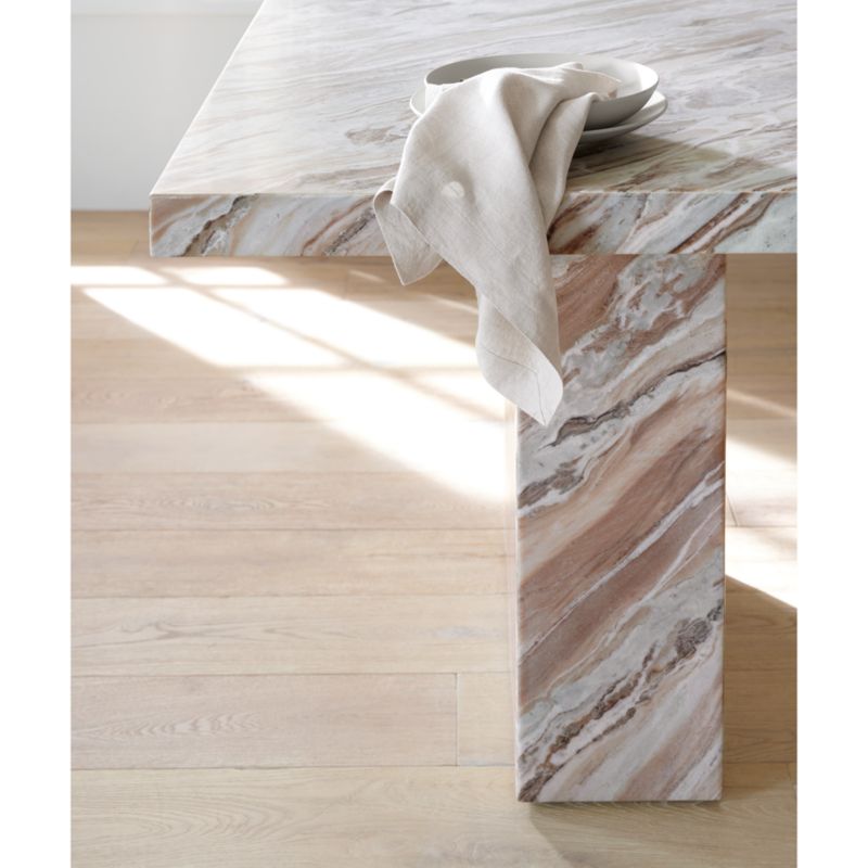 Gustav 92" Marble Dining Table - image 5 of 13