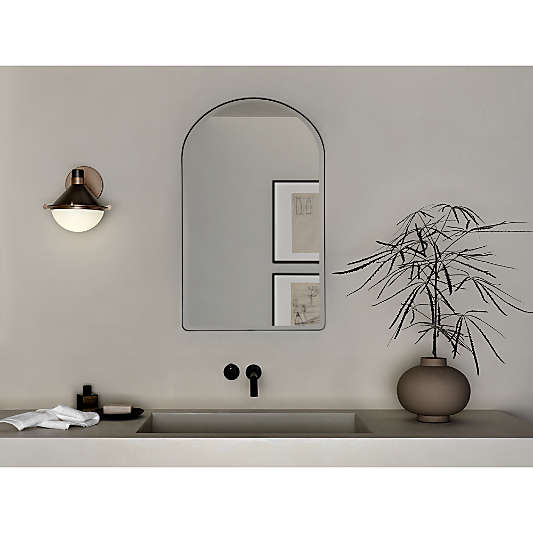 Edge Black Arch Medicine Cabinet 19.5"x31.5"